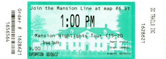 Mount Vernon Ticket